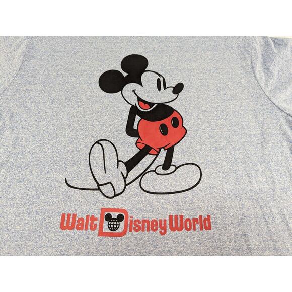 2XL NEW Walt Disney World Parks Blue Mickey Mouse Shirt NWT - Picture 2 of 16